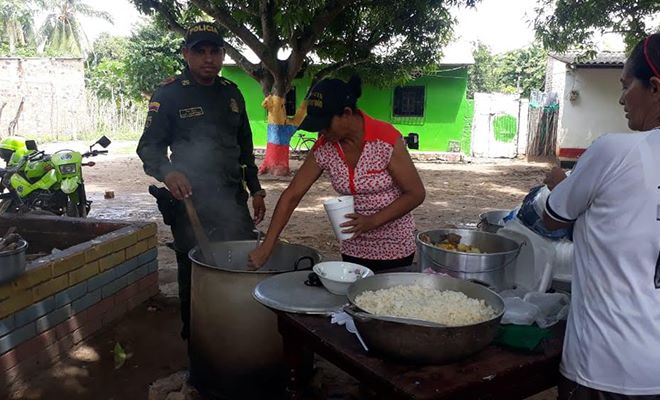 Sancocho comunitario en Mompox