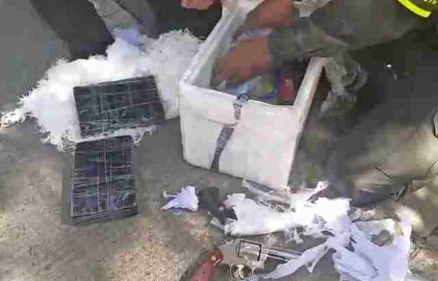 En esta modalidad trataron de ocultar las armas 