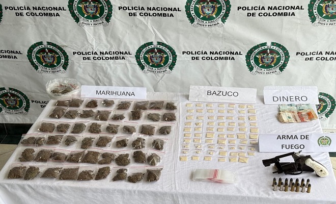 policía nacional refuerza su ofensiva contra el microtráfico en Chinchiná
