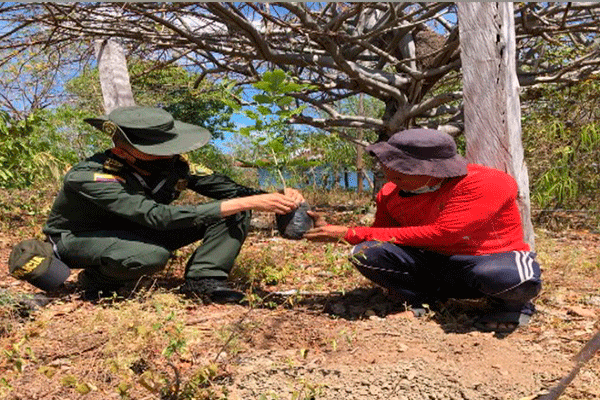 Llegamos hasta a la comunidad indígena del resguardo Potrerito realizando actividades comunitarias