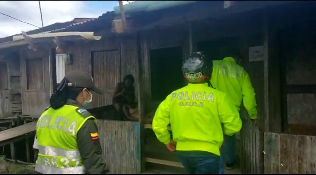 Sitio donde se encontraba secuestrada la infante