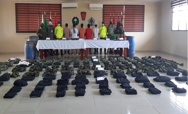 Sometidos a la justicia 05 integrantes del “clan del golfo”