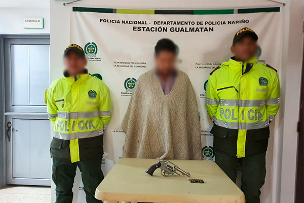 sujeto capturado por porte ilegal 