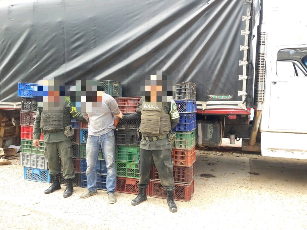 Persona captura por el delito de  ilícito aprovechamiento de recursos naturales y renovables