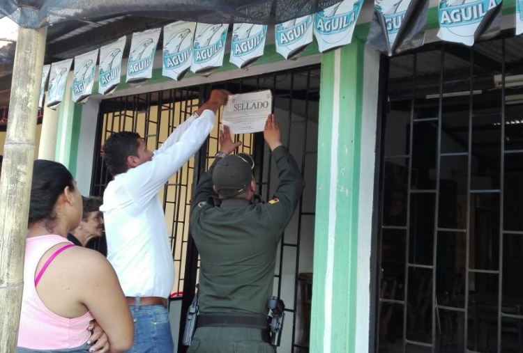 suspencion  temporal de la actividad