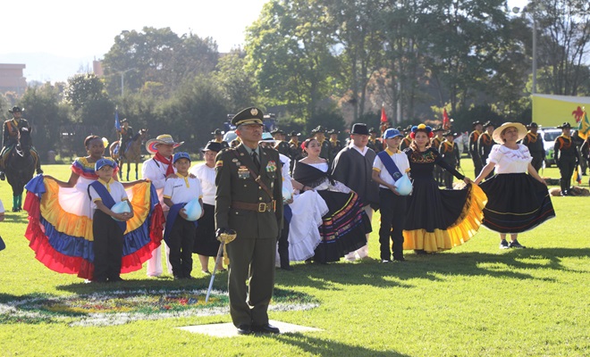 Brigadier General José Roa tomando el mando de la dirección de carabineros y protección ambiental