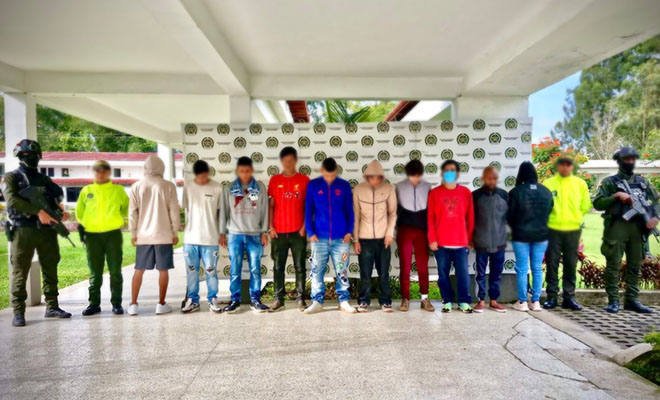 Se logró la materialización de ocho órdenes de captura y dos aprehensiones de adolescentes investigados.