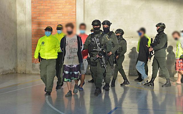 se logró la materialización de 20 diligencias de allanamiento