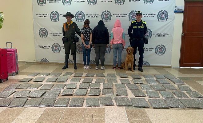 Las mujeres iban con destino a Bogotá procedentes de la ciudad de Cali