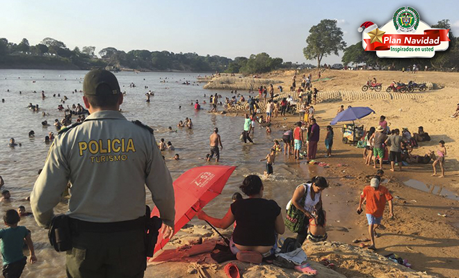 La Policía Nacional-reforzó-la-seguridad turística-en-el Meta-para-el-‘año nuevo’