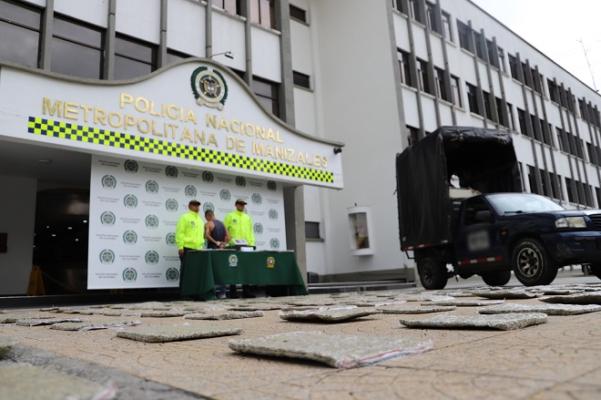 Un capturado y marihuana incautada