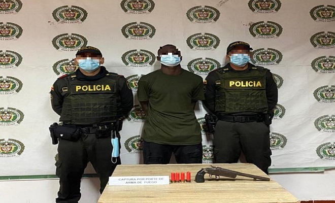 Un capturado por porte ilegal en zona norte de Quibdó