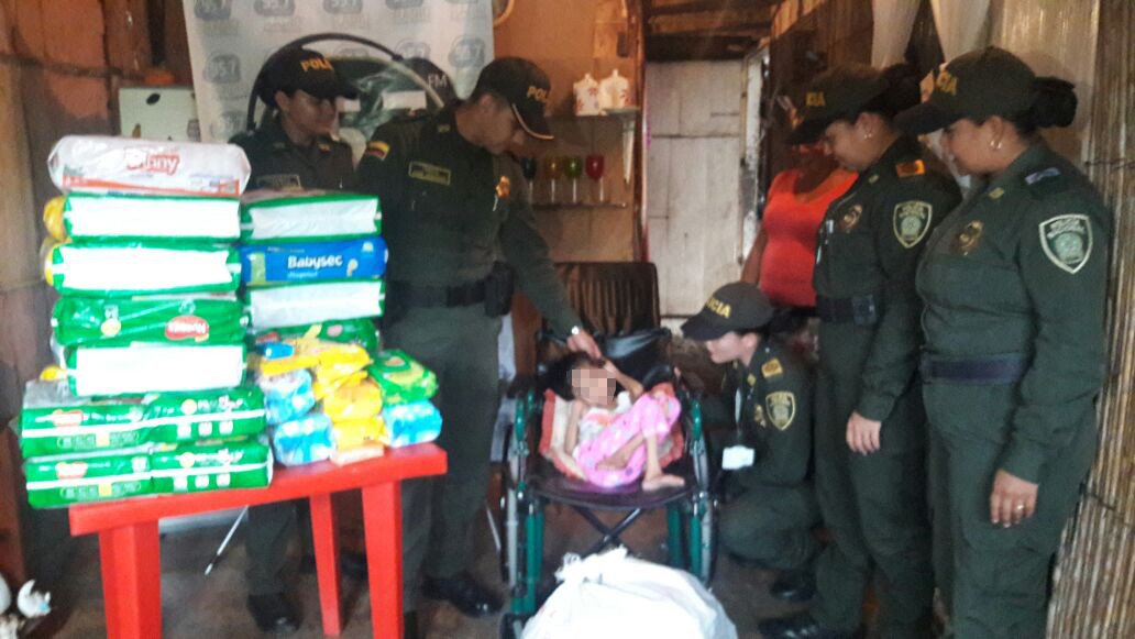 Luz Dary como es conocida la menor no podía disfrutar sus capacidades y energías debido a la ausencia de oportunidades