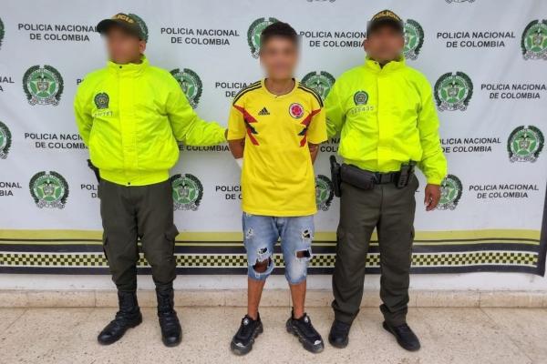 Una persona captura por orden judicial por el delito de concierto para delinquir y hurto