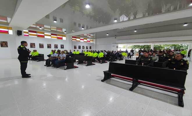 Actividad en rechazo a los asesinatos de policías