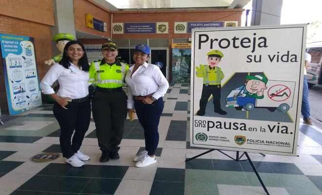 Policía Tolima en desarrollo del plan de seguridad vial