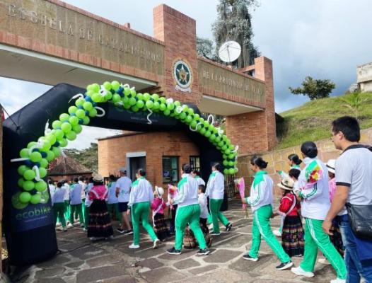 En la Escuela de Carabineros Provincia de Vélez se realizó inauguración de los octavos juegos interveredales 2022