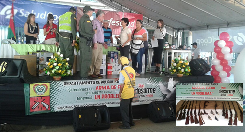 POLICIA NACIONAL PLAN DESARME EN SANTANDER