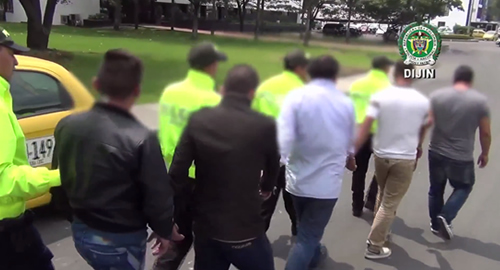 Golpe a herederos-don Mario y el loco Barrera-POLICIA NACIONAL-DIJIN