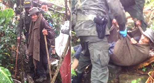 puerto rondon-abuelo-rescatado-policias-vendaval