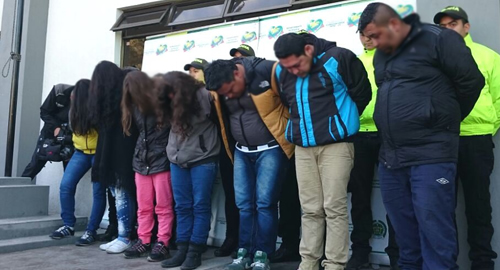 POLICIA NACIONAL desmantelada olla de microtrafico Bogota