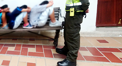 aprehension de adolescentes