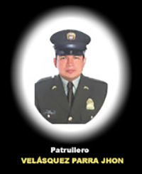 Fotograf&iacute;a del Se&ntilde;or Pt. Vel&aacute;squez Parra Jhon quien falleci&oacute; en cumplimiento de su deber.