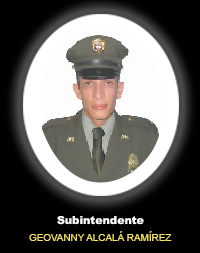 Subintendente GEOVANNY ALCAL&Aacute; RAM&Iacute;REZ