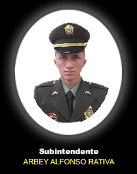 Fotograf&iacute;a del Se&ntilde;or Si. Arbey Alfonso Rativa quien falleci&oacute; en cumplimiento de su deber.