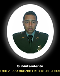 Fotograf&iacute;a del Se&ntilde;or Si. Echeverr&iacute;a Orozco Freddys de Jes&uacute;s quien falleci&oacute; en cumplimiento de su deber.