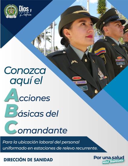 Conozca aquí el ABC "Acciones básicas del Comandante" Para la ubicación laboral del personal uniformado en estaciones de relevo.