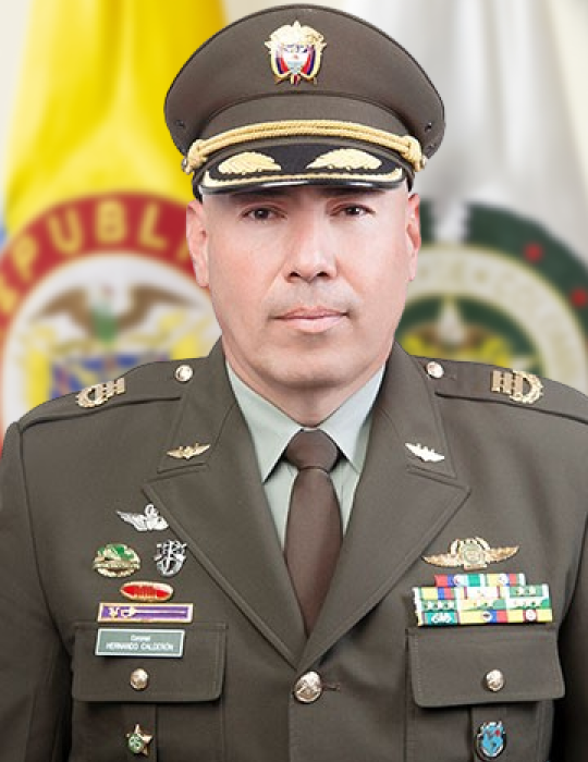 Coronel Hernando Alfredo Calder&oacute;n Vega