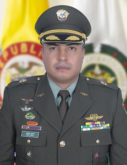 Teniente Coronel Diego Felipe Mesa Mera Director Escuela de Aviaci&oacute;n Policial